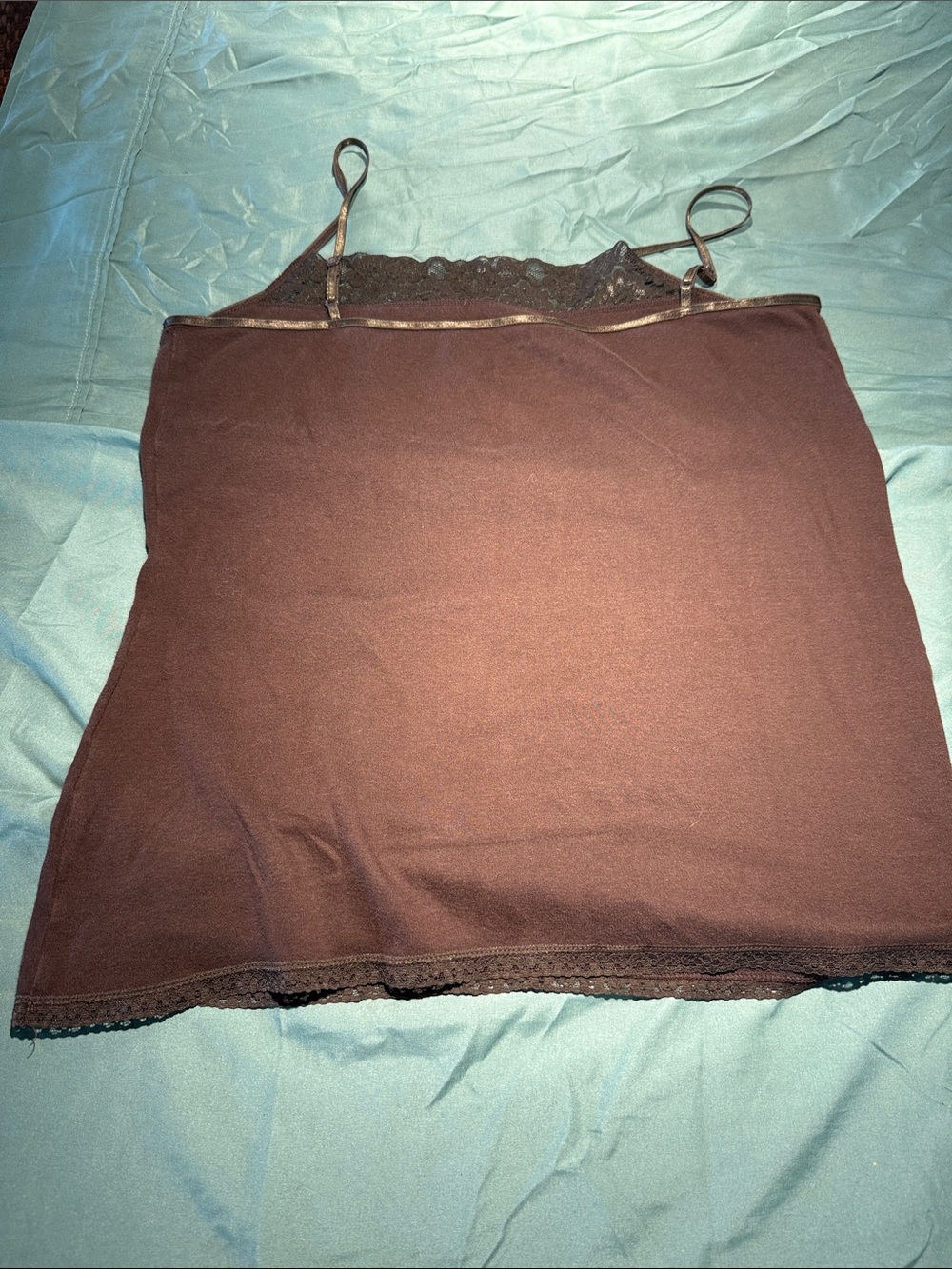 Christopher & Banks Dark Brown Sleeveless Tank Top - Picture 3 of 3